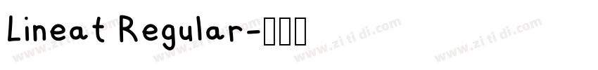 Lineat Regular字体转换 Lineat Regular字体转换